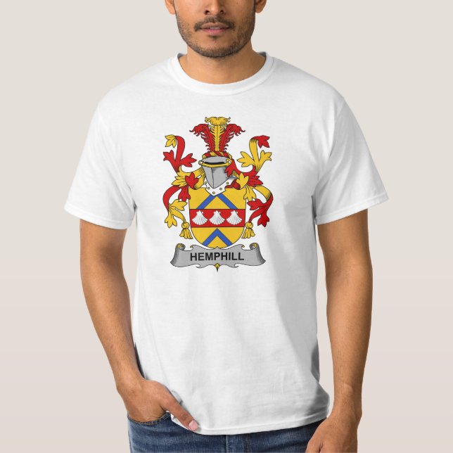 Hemphill Family Crest T-Shirt (Front)