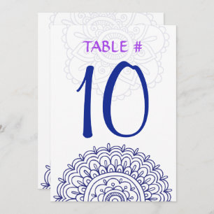 HEMSA Bat Mitzvah Table Seating Card-Beth2 Invitation