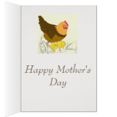Hen and Baby Chicks Cards (Inside (Right))