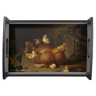 "Hen and Chickens" Serving Tray