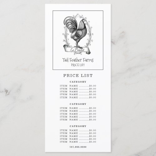 Hen Banner Farm Ranch Price Menu