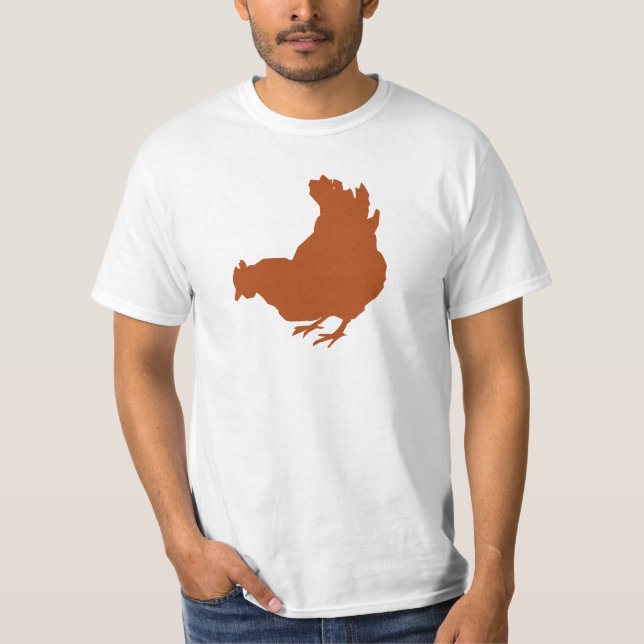 Hen [chicken, farmer, organic eggs] T-Shirt (Front)
