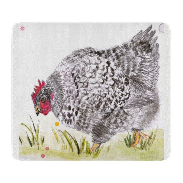 Hen chopping board (Front)