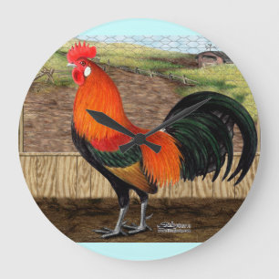 Hen House Hero Large Clock