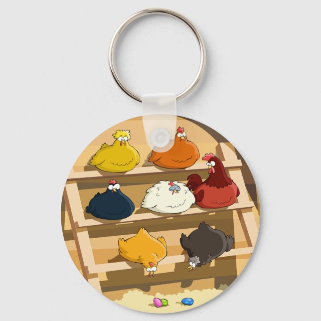Hen House Keychain (Front)
