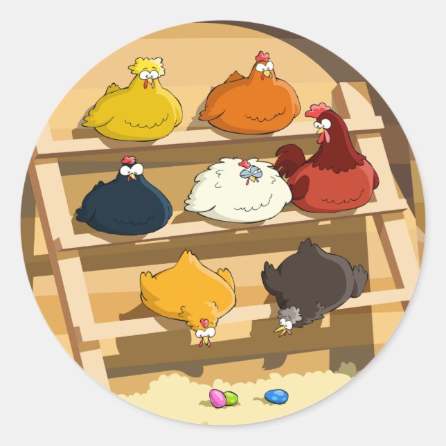 Hen House Stickers (Front)