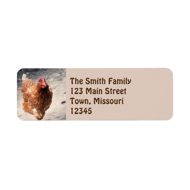 Hen Label (Front)