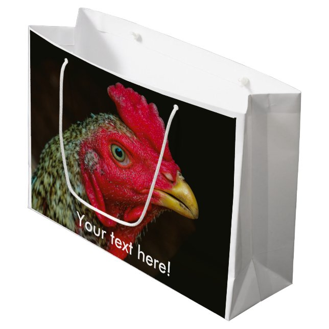 Hen Large Gift Bag (Front Angled)