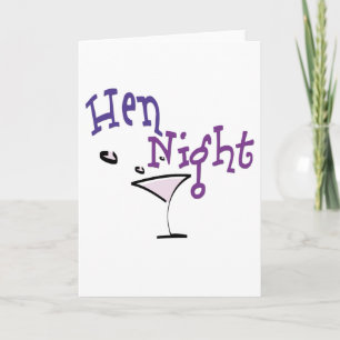 Hen Night Card