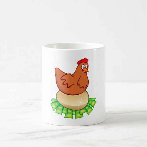 Hen On A Golden Egg Coffee Mug