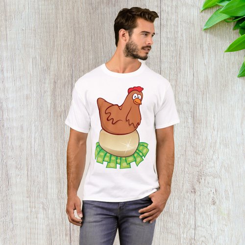 Hen On A Golden Egg T_Shirt