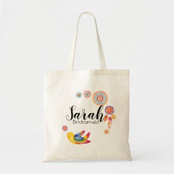 Hen Party - Bridesmaid Tote Bag Personalised by TheArtyApples at Zazzle