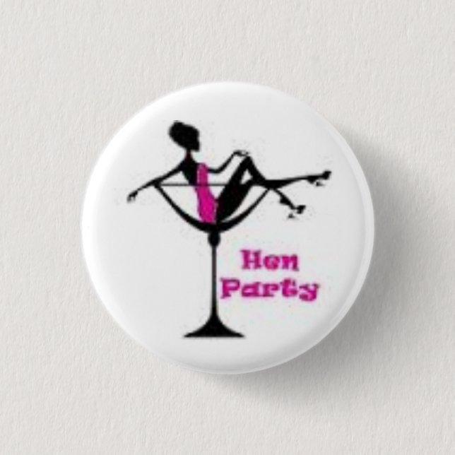 Hen Party Button (Front)