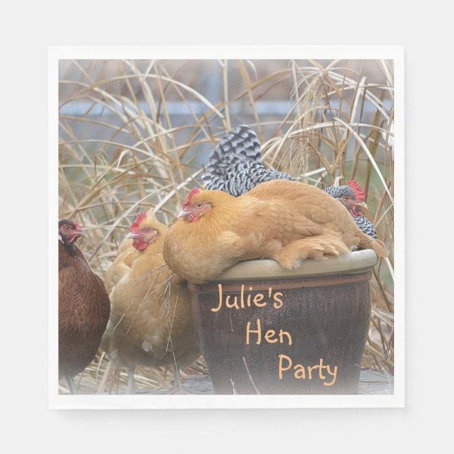 Hen Party Napkins (Front)