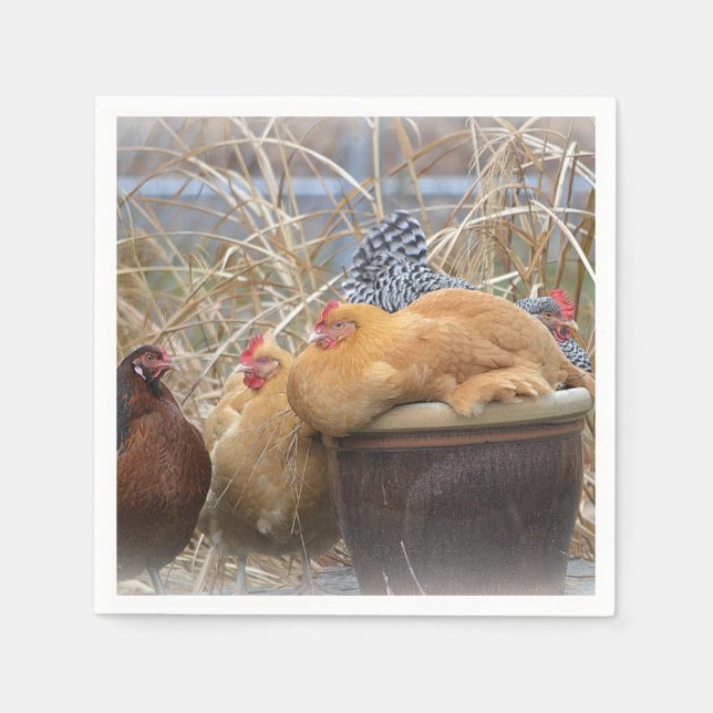 Hen Party Paper Napkin (Front)