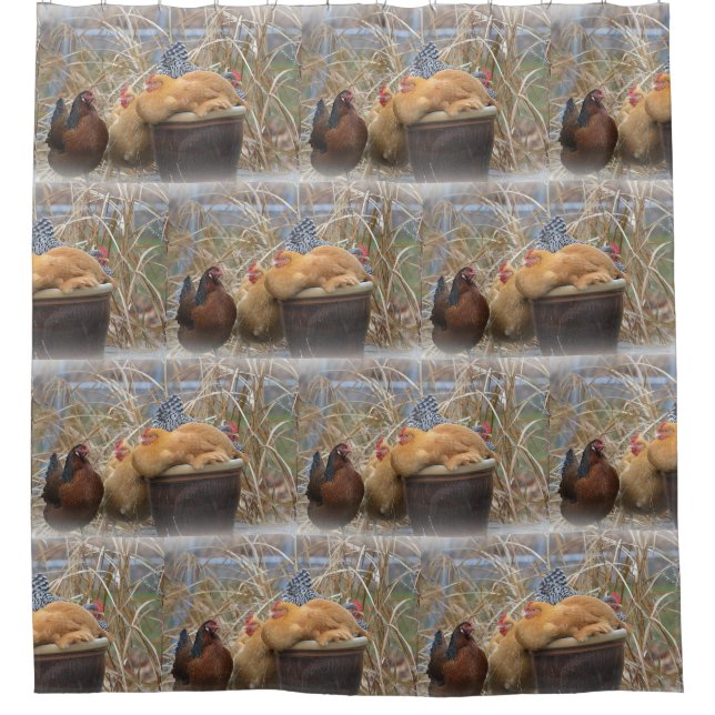 Hen Party Shower Curtain (Front)