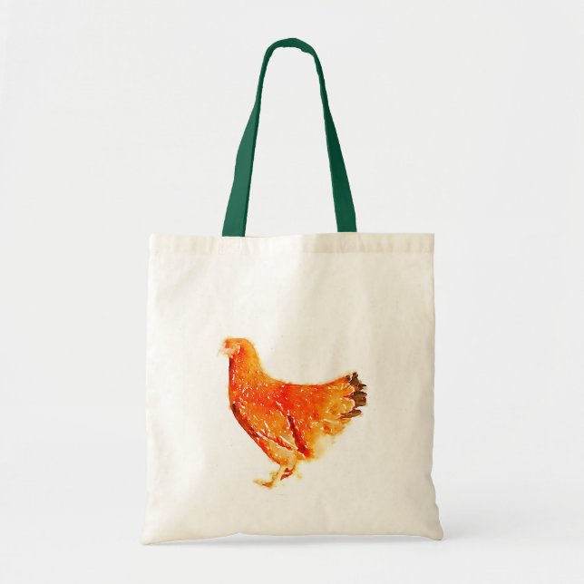 hen tote bag (Front)