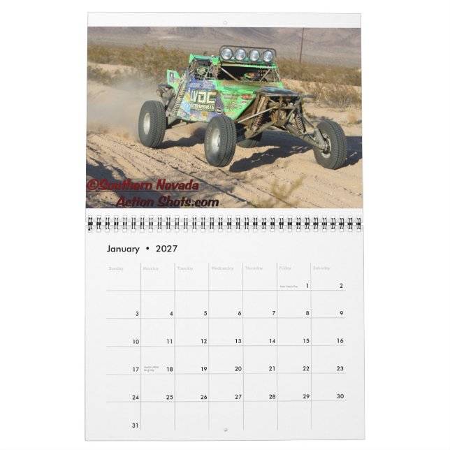 Henderson 250 Calendar (Jan 2027)
