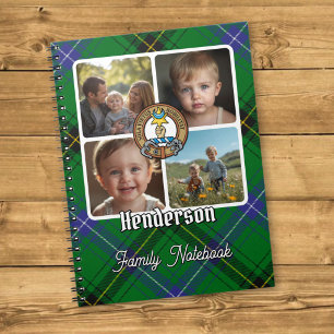 Henderson Family Photo Collage Notebook