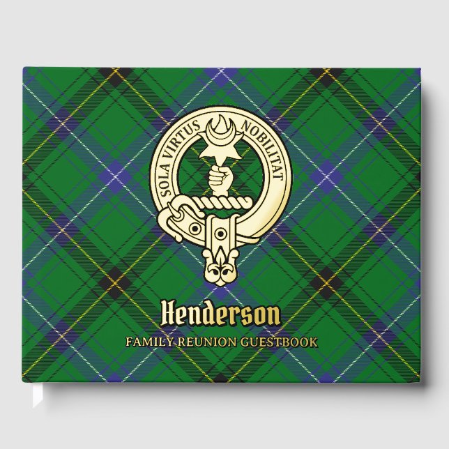 Henderson Family Reunion Foil Guest Book (Front)