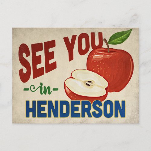 Henderson Nevada Apple _ Vintage Travel Postcard