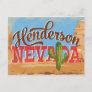 Henderson Nevada Cartoon Desert Vintage Travel Postcard