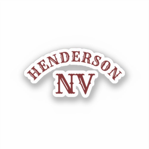 Henderson Nevada Sticker