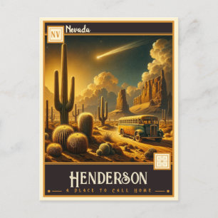 Henderson, Nevada Vintage Postcard