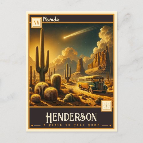Henderson Nevada  Vintage Postcard