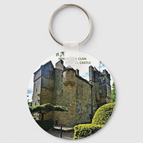 Henderson Scottish Clans Fordell Castle Keychain