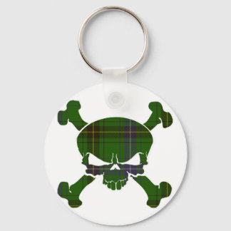 Henderson Tartan Skull No Banner Keychain