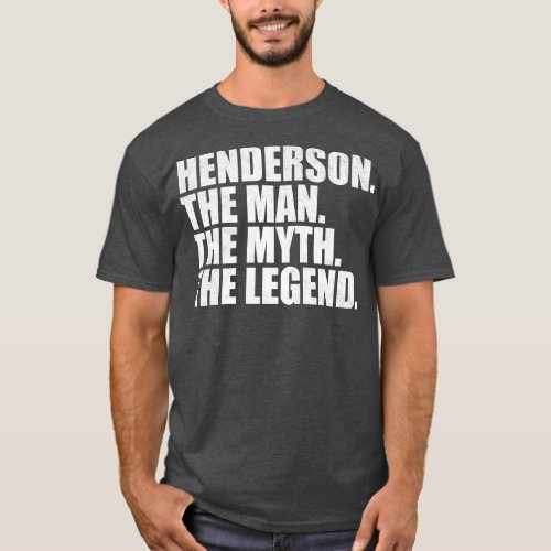 HendersonHenderson Family name Henderson last Name T_Shirt