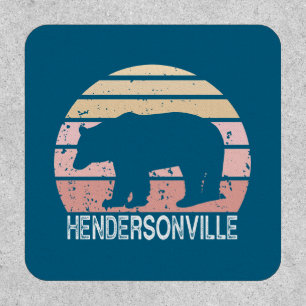 Hendersonville North Carolina Retro Bear Patch