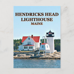 Hendricks Head Lighthouse, Maine Postcard