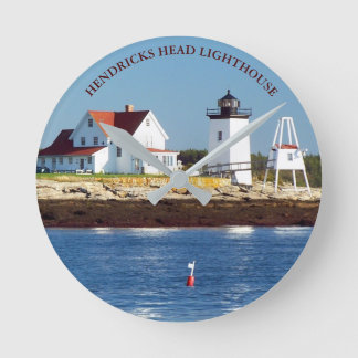 Hendricks Head Lighthouse, Maine Wall  Clock