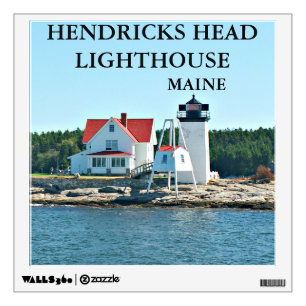Hendricks Head Lighthouse, Maine Wall Decal