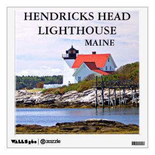 Hendricks Head Lighthouse, Maine Wall Decal