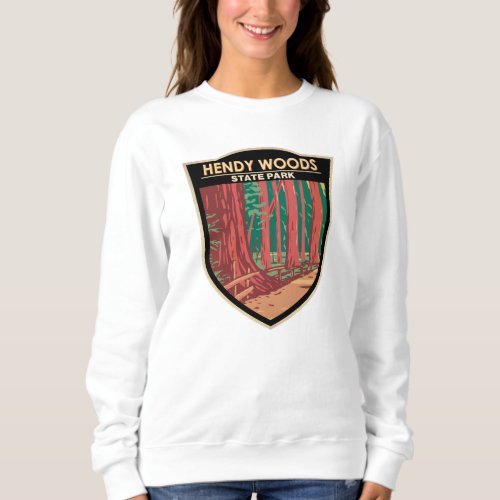 Hendy Woods State Park California Badge Vintage Sweatshirt