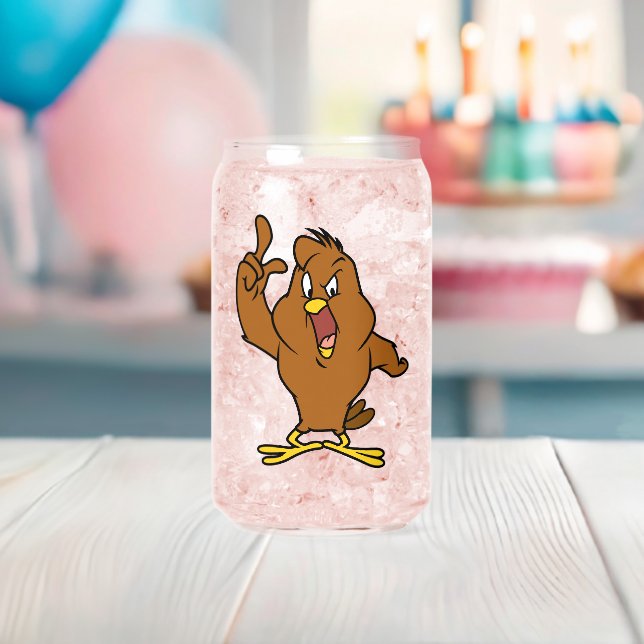 Henery Hawk Yelling Can Glass (Insitu (Baby Shower))