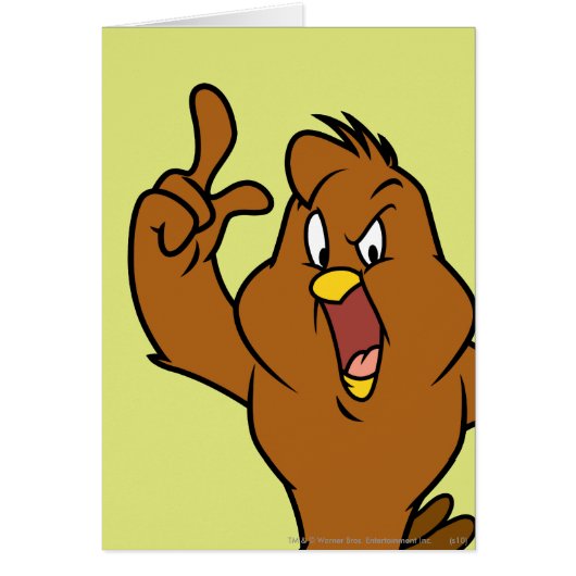 Henery Hawk Yelling Cards (Front)