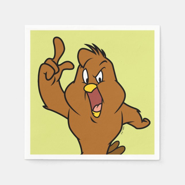 Henery Hawk Yelling Napkins (Front)