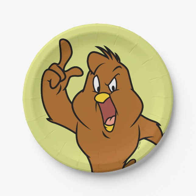 Henery Hawk Yelling Paper Plates (Front)