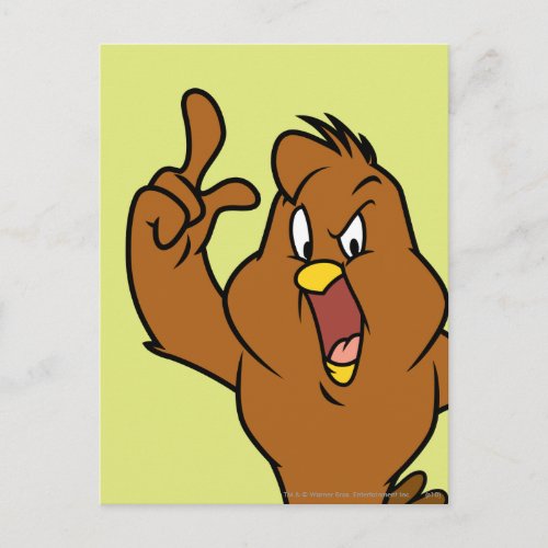 Henery Hawk Yelling Postcard