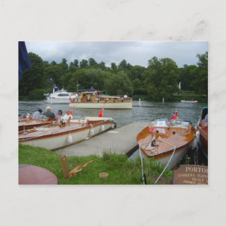 Henley on Thames, Classic Motorboats Postcard