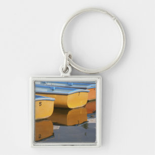 Henley-on-Thames row boats on the Thames River, Keychain