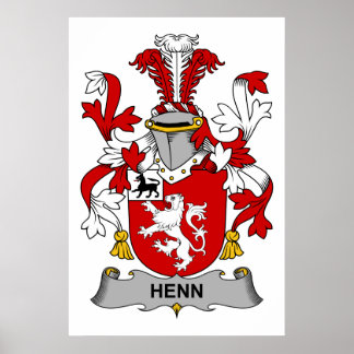 Henn Family Crest Poster
