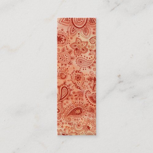 Henna Bookmark Business Cards