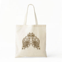 Henna design elegant tote bag