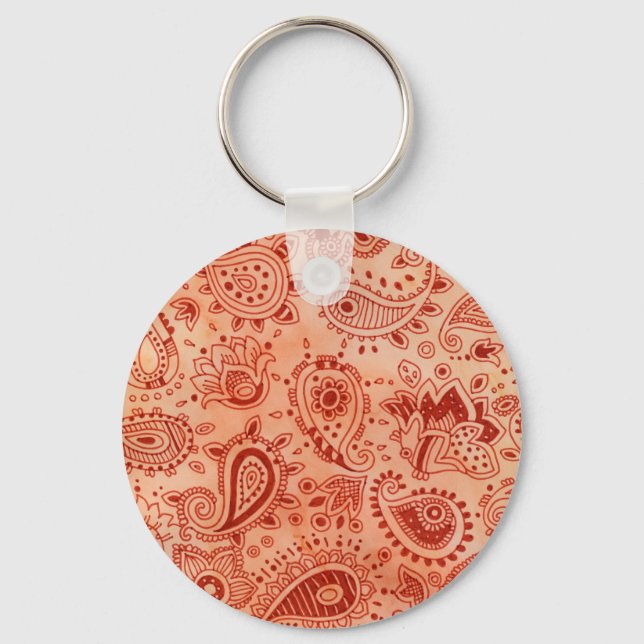 Henna Design Keychain (Front)