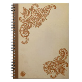 Henna Design Notebook | henna notebooks journals zazzle Henna Design Notebook | henna notebooks journals zazzle